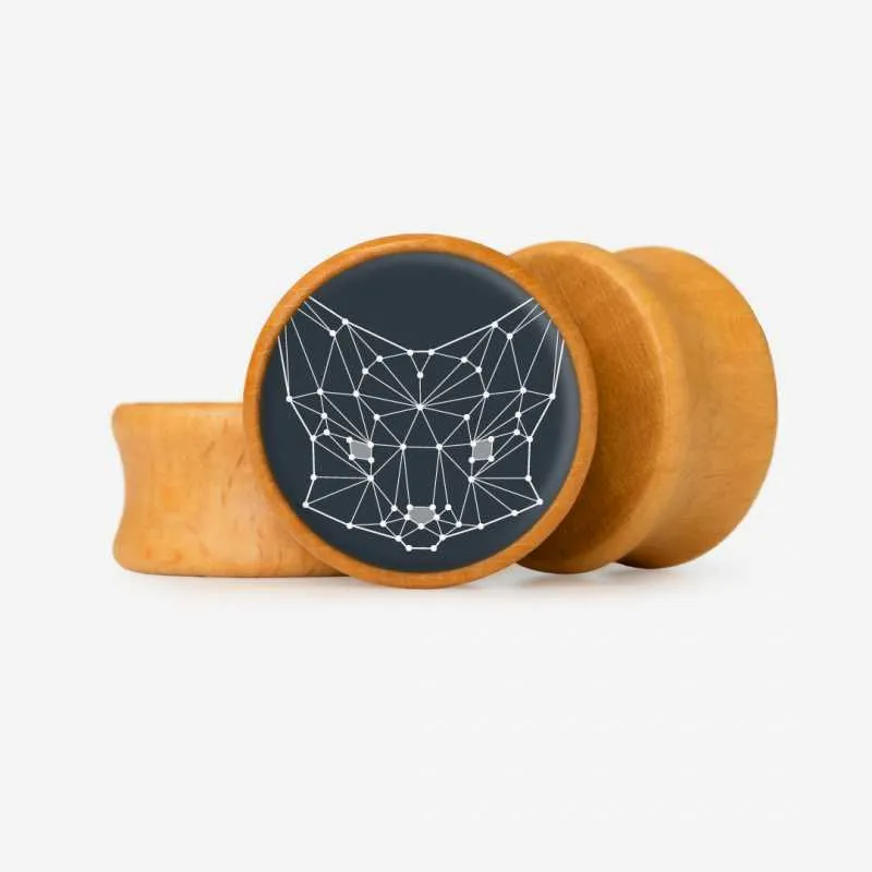 Plug Raposa Poligonal - Base Selecionável | ALARGS