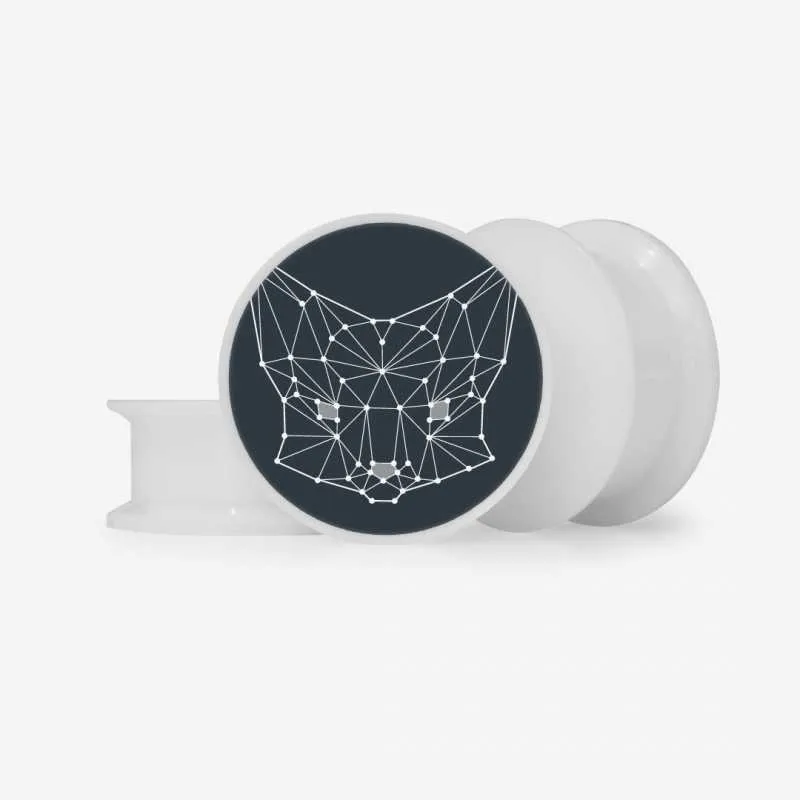 Plug Raposa Poligonal - Base Selecionável | ALARGS