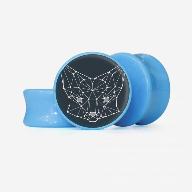 Plug Raposa Poligonal - Base Selecionável | ALARGS