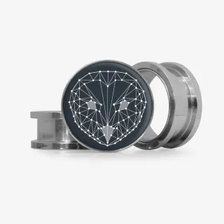 Plug Coruja Poligonal - Base Selecionável é na ALARGS