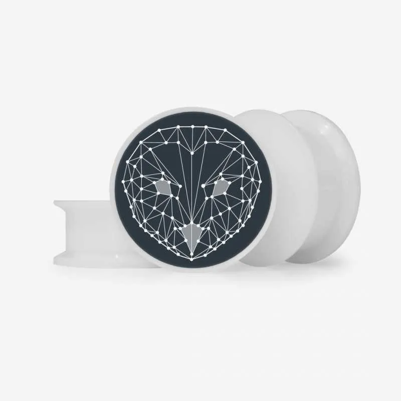 Plug Coruja Poligonal - Base Selecionável é na ALARGS