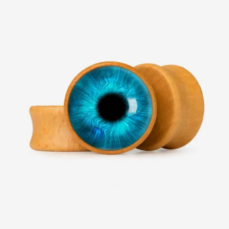 Plug Iris Azul - Base Selecionável | ALARGS