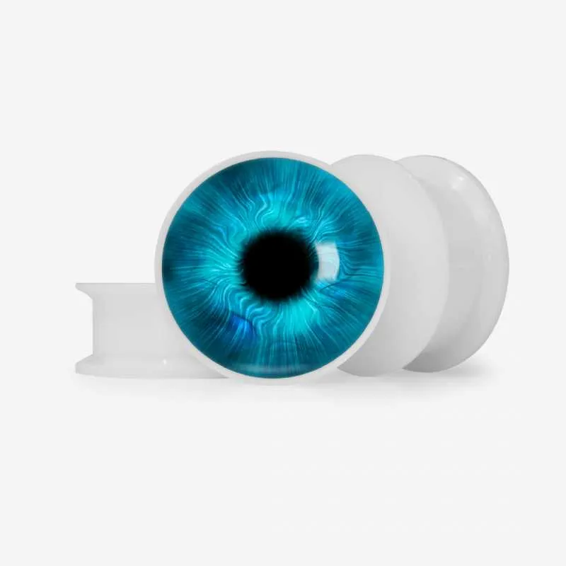 Plug Iris Azul - Base Selecionável | ALARGS