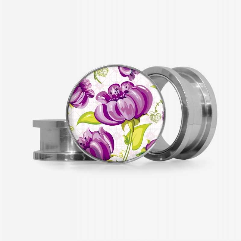 Plug Flores Exóticas - Base Selecionável |  ALARGS