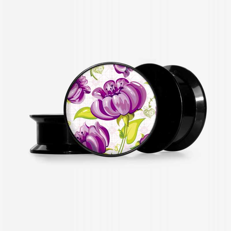 Plug Flores Exóticas - Base Selecionável |  ALARGS