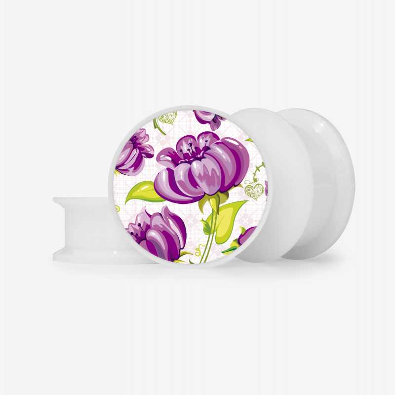 Plug Flores Exóticas - Base Selecionável |  ALARGS