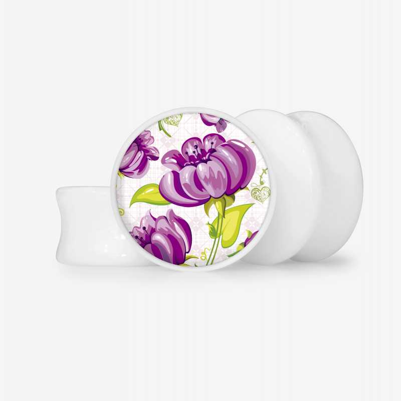 Plug Flores Exóticas - Base Selecionável |  ALARGS