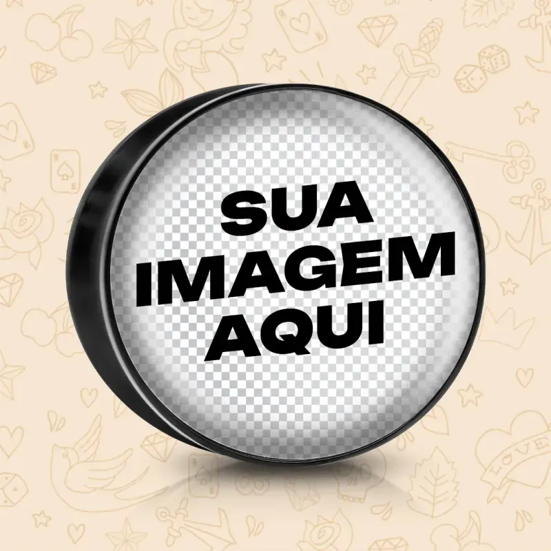 Alargador Rosca Acrílico Desenho PERSONALIZADO é na ALARGS