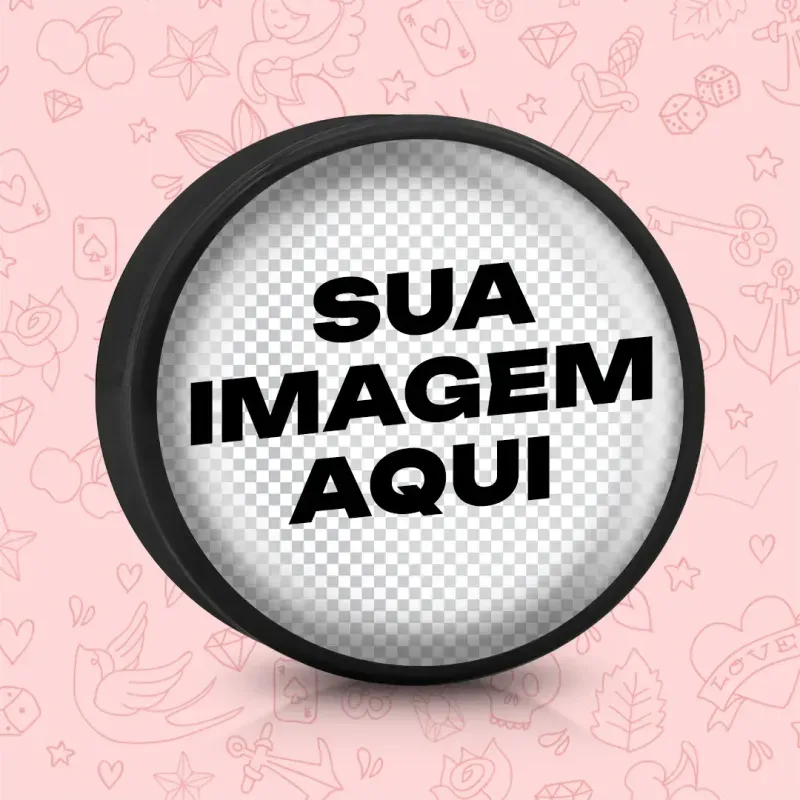 Alargador Plug Acrílico Desenho PERSONALIZADO é na ALARGS