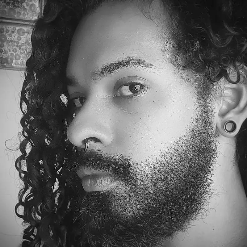 Alargador Meia Lua Aço Preto com Anéis: Ousado | ALARGS