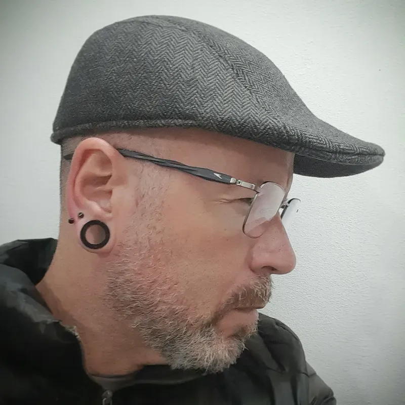 Alargador de Acrílico Preto com Rosca para Expansão Segura