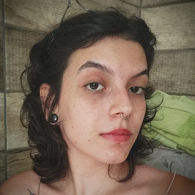 Plug de Acrílico Convexo Preto para Alargador