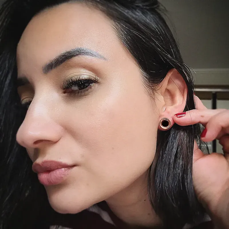 Alargador de Aço Rosê - Estilo e Qualidade | Alargs