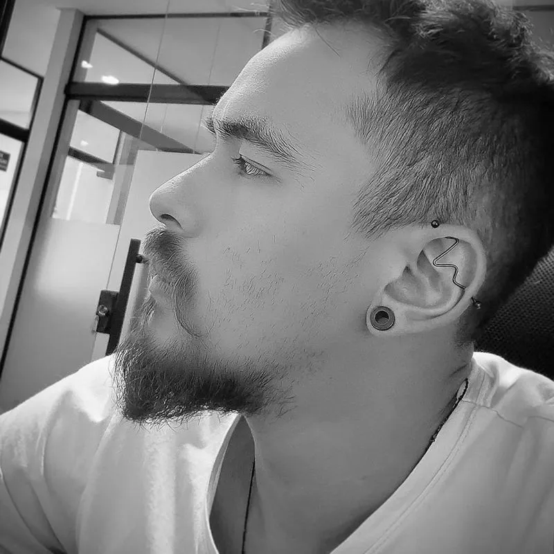 Alargador de Aço Preto com Rosca - Vários Tamanhos | Alargs