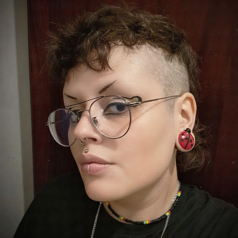 Piercing Argola de Aço prateada com fecho clicker seguro