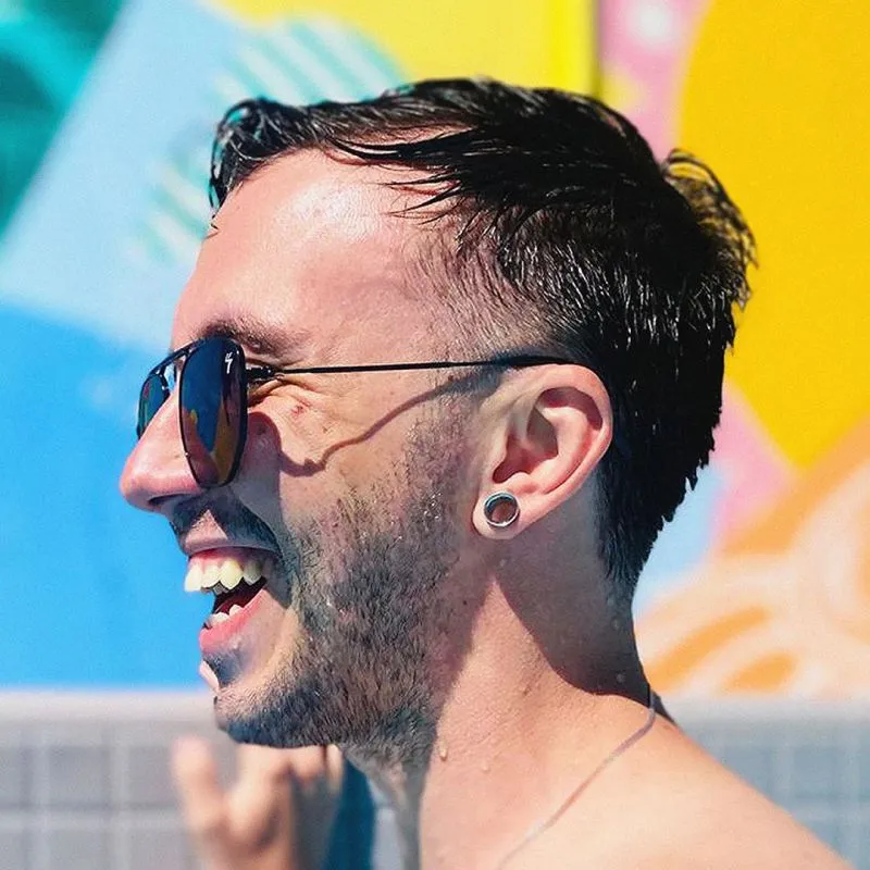 Alargador de Aço Prateado Flangeado - Estilo Seguro | ALARGS