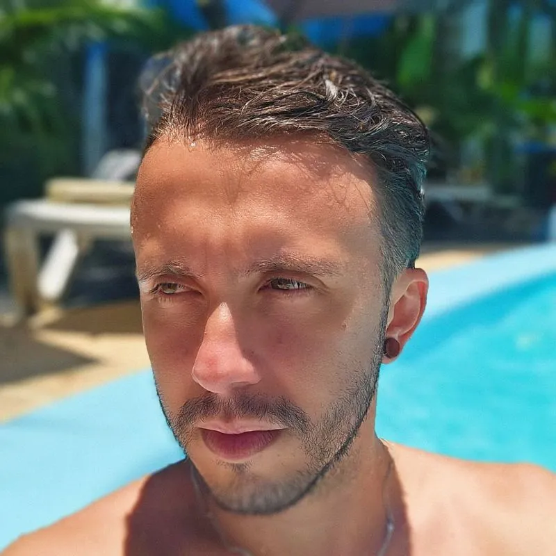 Plug de Pedra Olho com acabamento natural e visual marcante