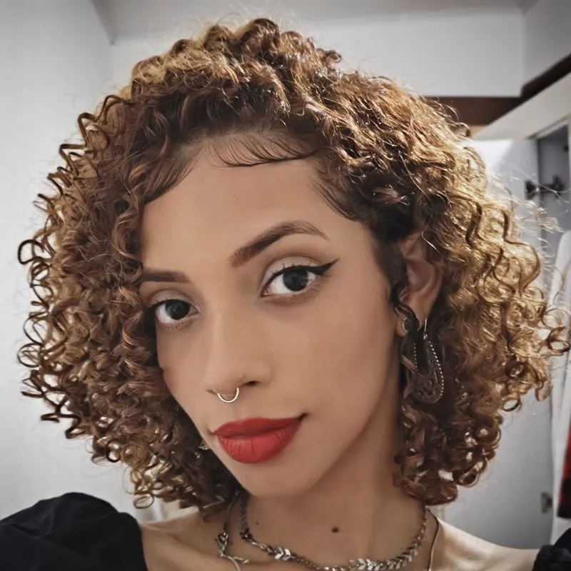 Piercing Argola de Aço prateada com fecho clicker seguro