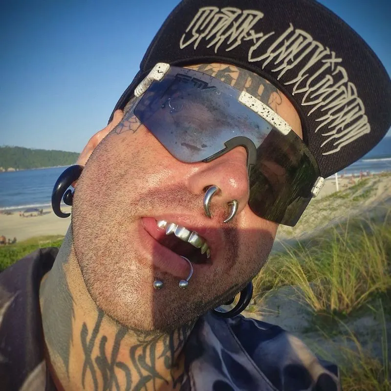 Espiral Expansor de Acrílico Preto Estilo Caracol – ALARGS