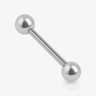 Piercing Barbell de Aço Cirúrgico 1,2mm - Bolinha - Piercings Retos