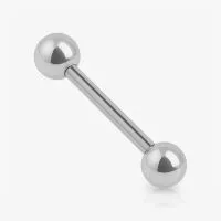 Piercing Barbell de Aço Cirúrgico 1,2mm com Bolinha