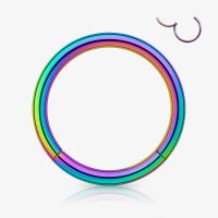Piercing Argola de Aço Cirúrgico Rainbow Clicker