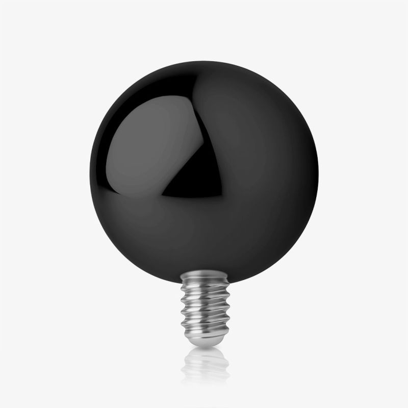 Bolinha Preta Para Base Microdermal - Piercings Microdermal