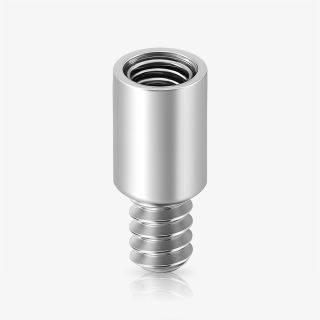 Pino de Extensão em aço cirúrgico para base microdermal