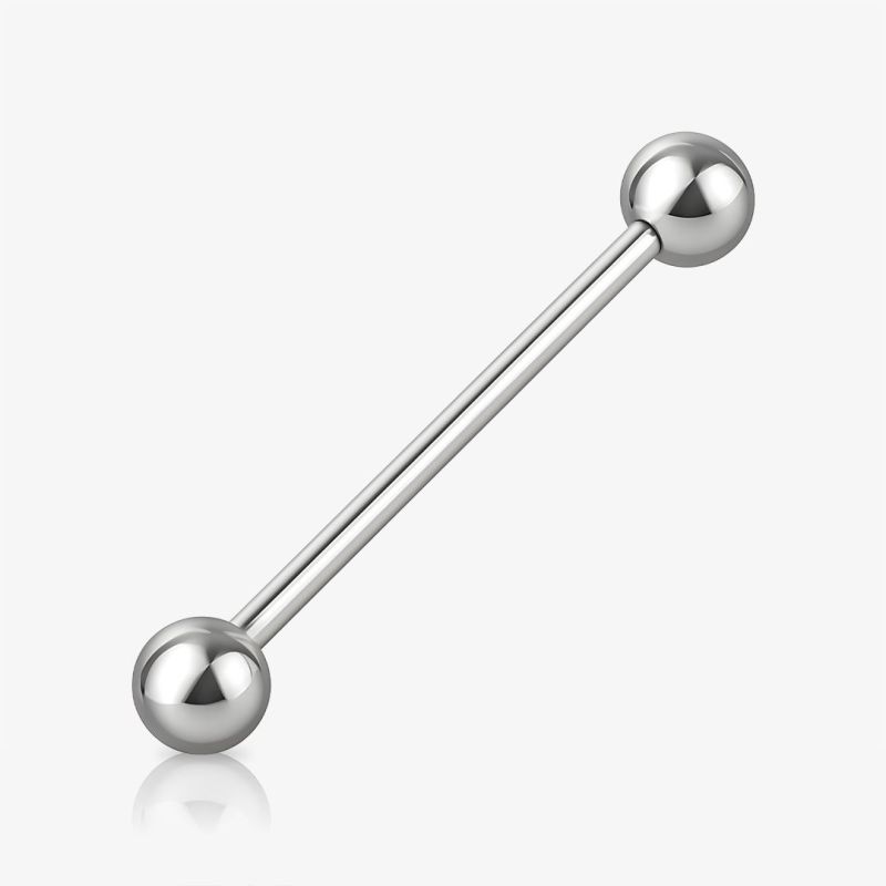 Piercing Transversal de Aço Cirúrgico - Bolinha - Piercings Transversal