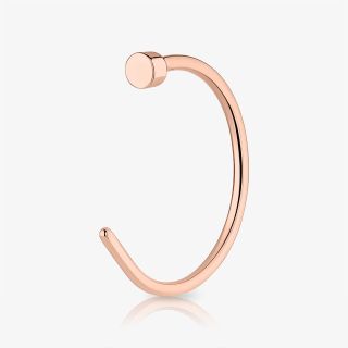 Piercing Nariz Argola Rosê em Aço Cirúrgico 316L