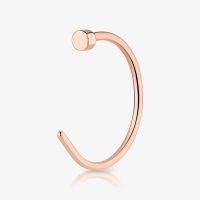 Piercing Nariz Argola Rosê em Aço Cirúrgico 316L