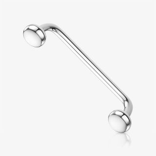 Piercing de Língua Surface modelo Snake Eye em aço cirúrgico