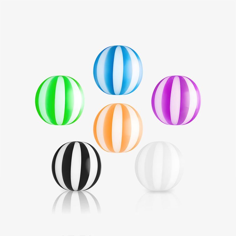 Bolinha de acrílico estilo colorida para reposição de piercing