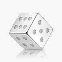 Dado de Aço Cirúrgico para Piercing de Reposição Unissex