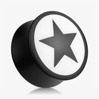 Alargador Plug Osso Estrela é na ALARGS