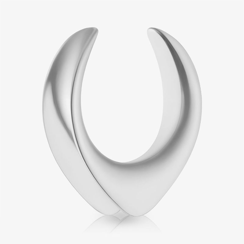 Plug Aço Cirúrgico Volta com Triângulo - Aço Cirúrgico