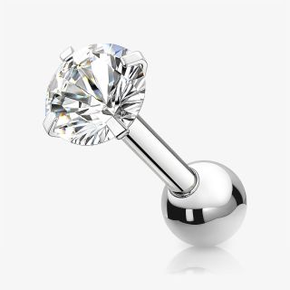 Piercing Barbell Titânio Ponto de Luz