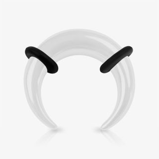 Meia lua Acrílico Br/Pr - Meia Lua