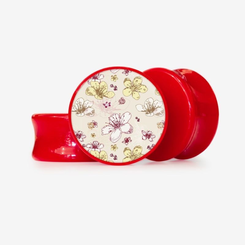 Plug Flores Sépia - Base Selecionável | ALARGS