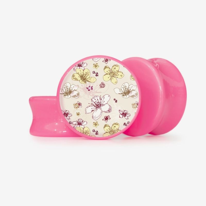 Plug Flores Sépia - Base Selecionável | ALARGS