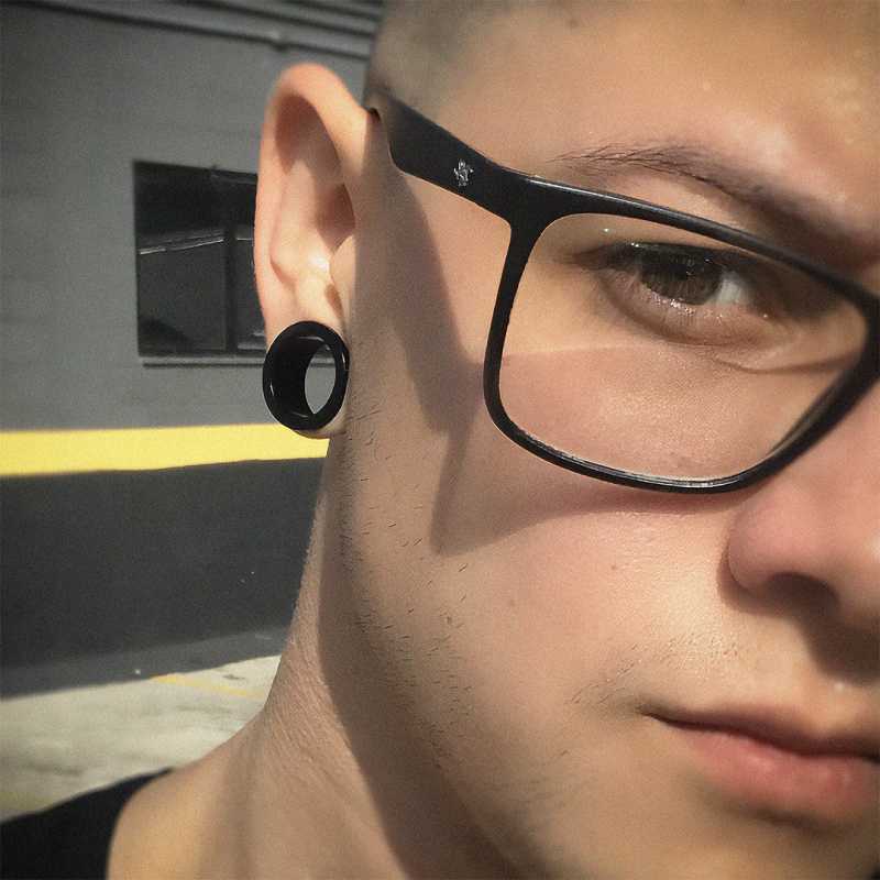 alargador com rosca para lóbulo