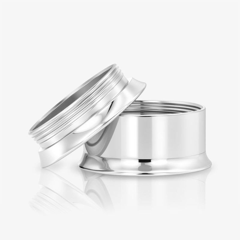 Alargador de Orelha de Titânio Flangeado c/ Rosca Interna