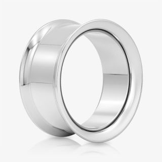 Alargador de Orelha de Titânio Flangeado c/ Rosca Interna