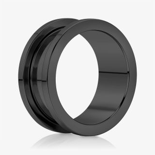 Alargador de Titânio Preto Rosca