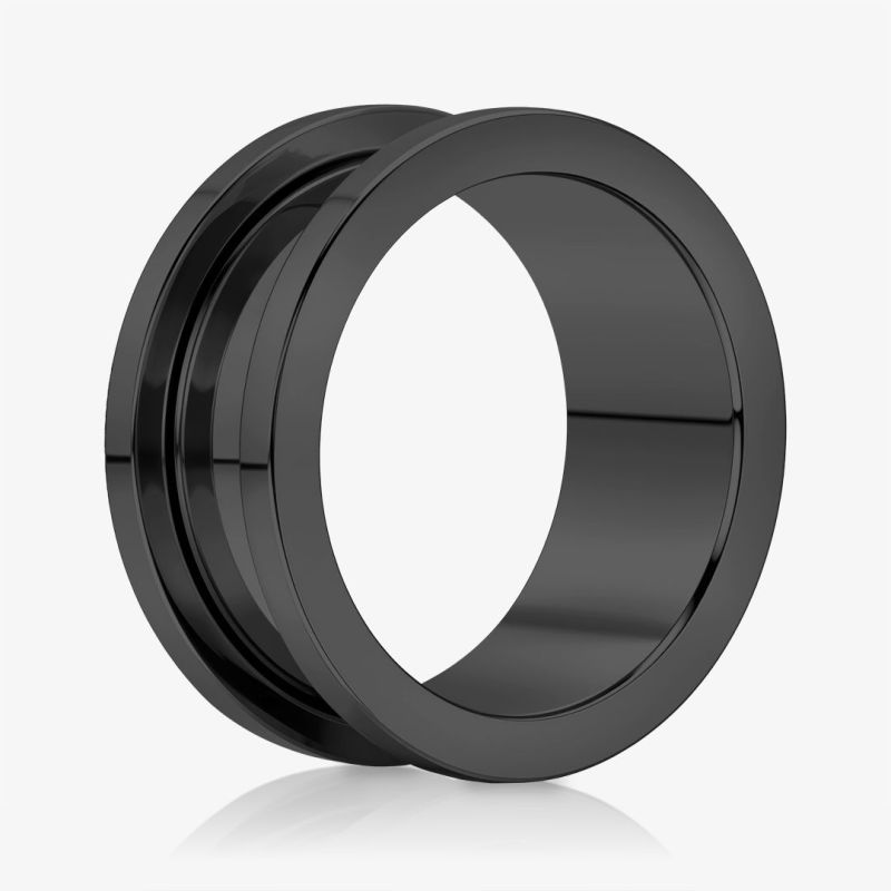 Alargador de Titânio Preto Rosca