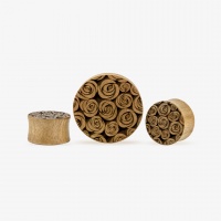 Alargador Plug Gravado Rosa é na ALARGS