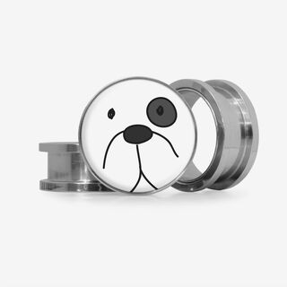 Plug Cara de Cachorro 2 - Base Selecionável - Animal