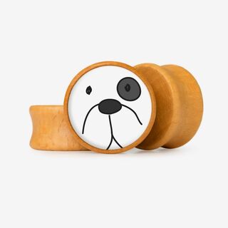 Plug Cara de Cachorro 2 - Base Selecionável - Animal