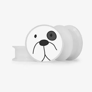 Plug Cara de Cachorro 2 - Base Selecionável - Animal