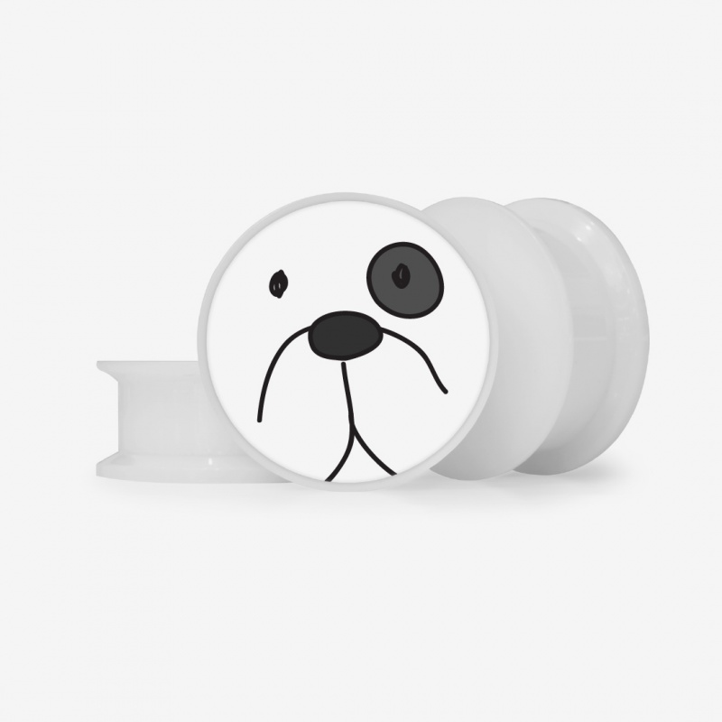 Plug Cara de Cachorro 2 - Base Selecionável - Animal